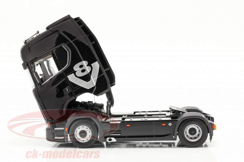 Scania V8 730S 4x2 Camion nero 1:18 NZG