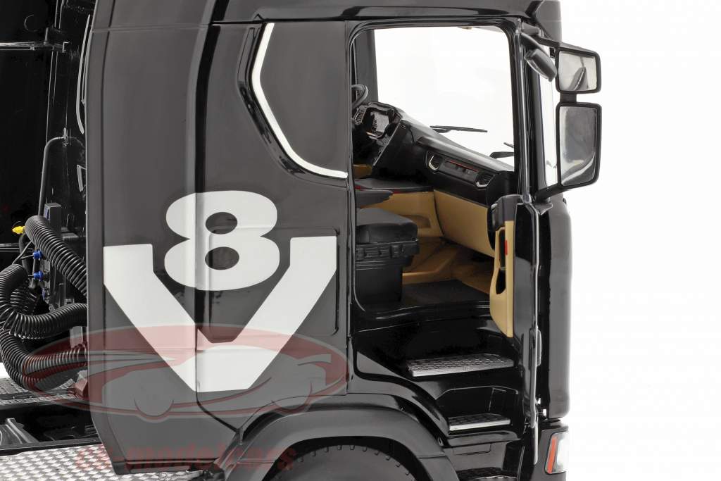 Scania V8 730S 4x2 Vrachtwagen zwart 1:18 NZG
