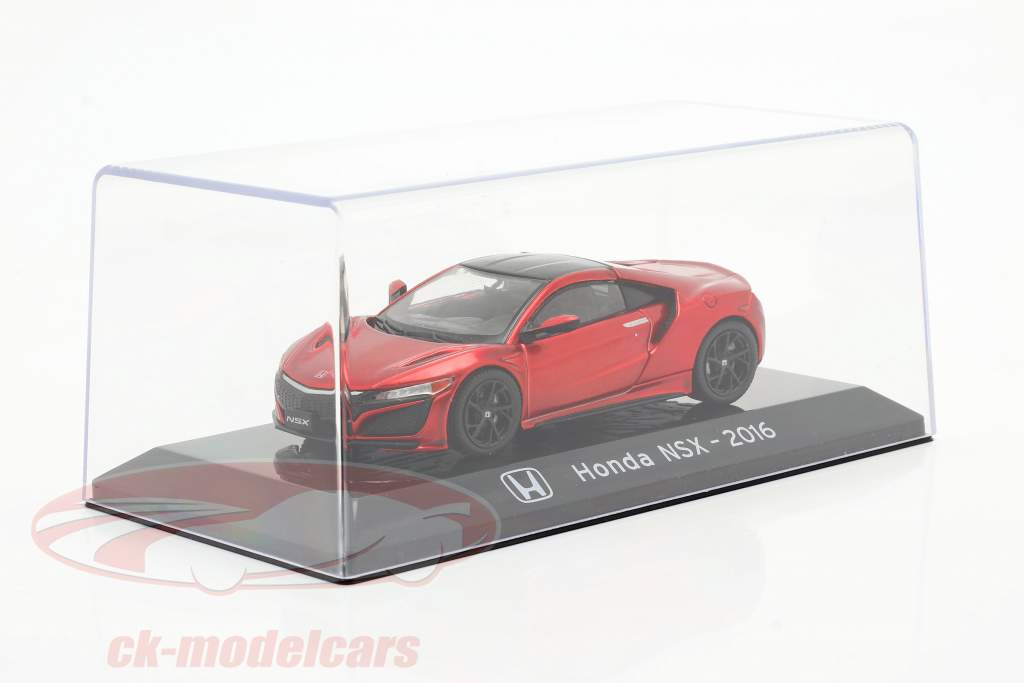 Honda NSX Ano de construção 2016 vermelho metálico 1:43 Altaya