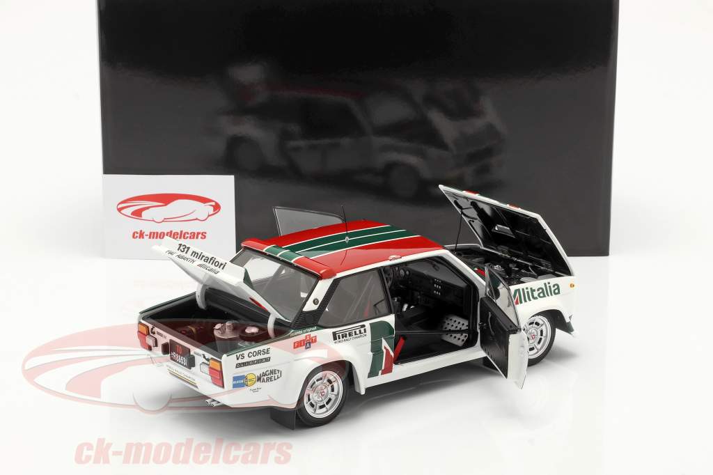 Fiat 131 Abarth #1 Rallye le Portugal 1978 Munari, Sodano 1:18 Kyosho