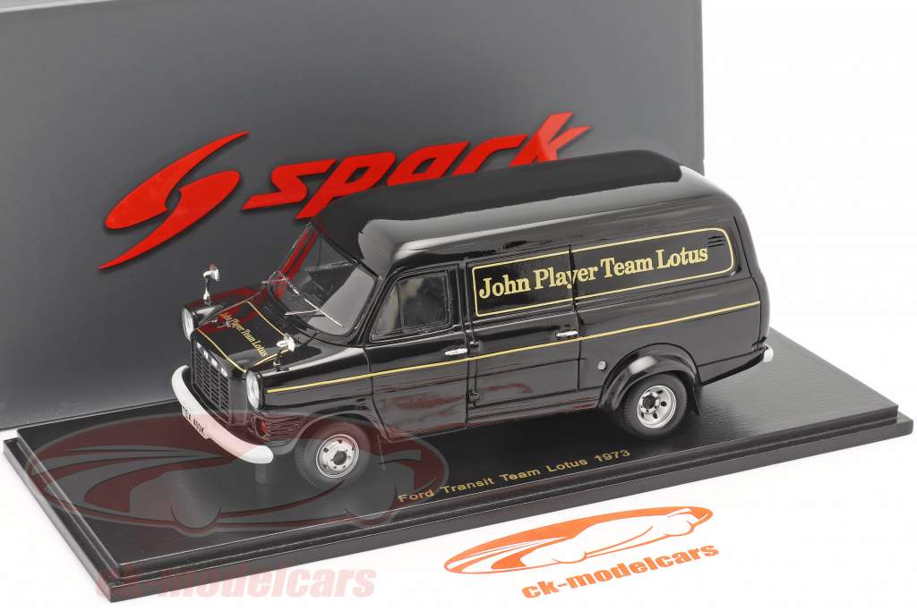 Ford Transit トランスポーター 式 1 Team Lotus 1973 黒 1:43 Spark