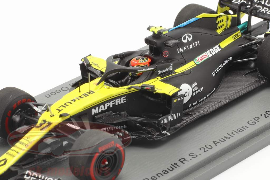 Esteban Ocon Renault R.S.20 #31 8th austriaco GP formula 1 2020 1:43 Spark