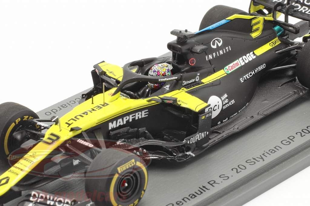 Daniel Ricciardo Renault R.S.20 #3 8e Stiermarken GP formule 1 2020 1:43 Spark