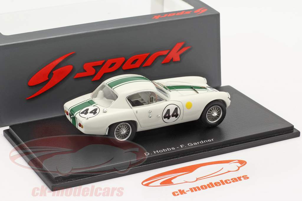 Lotus Elite #44 vincitore GT1.3 24h LeMans 1962 Hobbs, Gardner 1:43 Spark