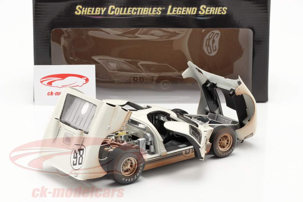 Ford GT40 MK II #98 Winner 24h Daytona 1966 Dirty Version 1:18 ShelbyCollectibles