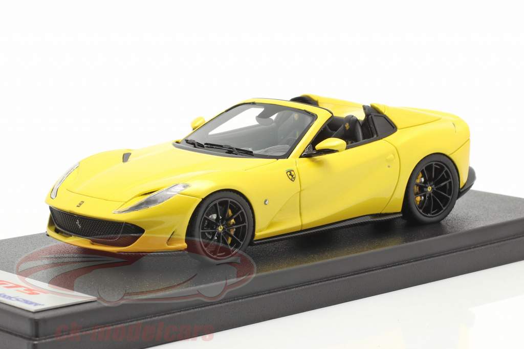 Ferrari 812 GTS Spider Ano de construção 2019 tristrato amarelo 1:43 LookSmart
