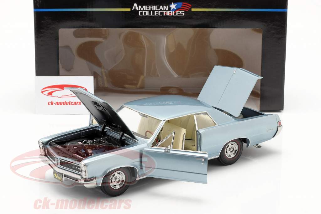 Pontiac GTO costruita nel 1965 in ardesia bluemist 1:18 SunStar