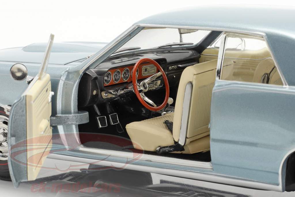 Pontiac GTO construit en 1965 ardoise bluemist 1:18 SunStar