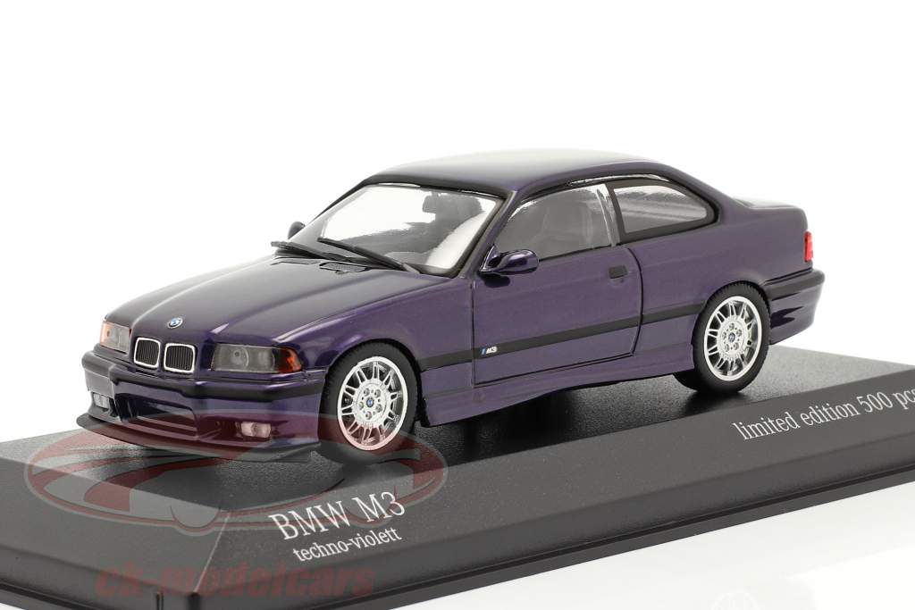 BMW M3 (E36) Año de construcción 1992 tecno Violeta 1:43 Minichamps