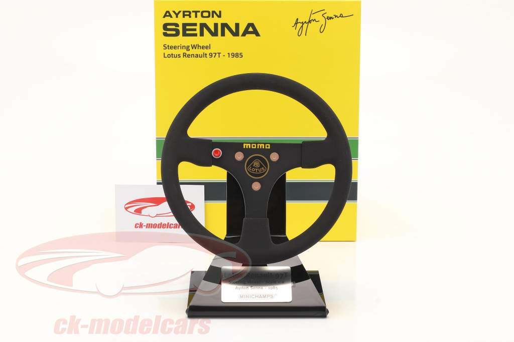 Ayrton Senna Lotus 97T #12 formula 1 1985 steering wheel 1:2 Minichamps