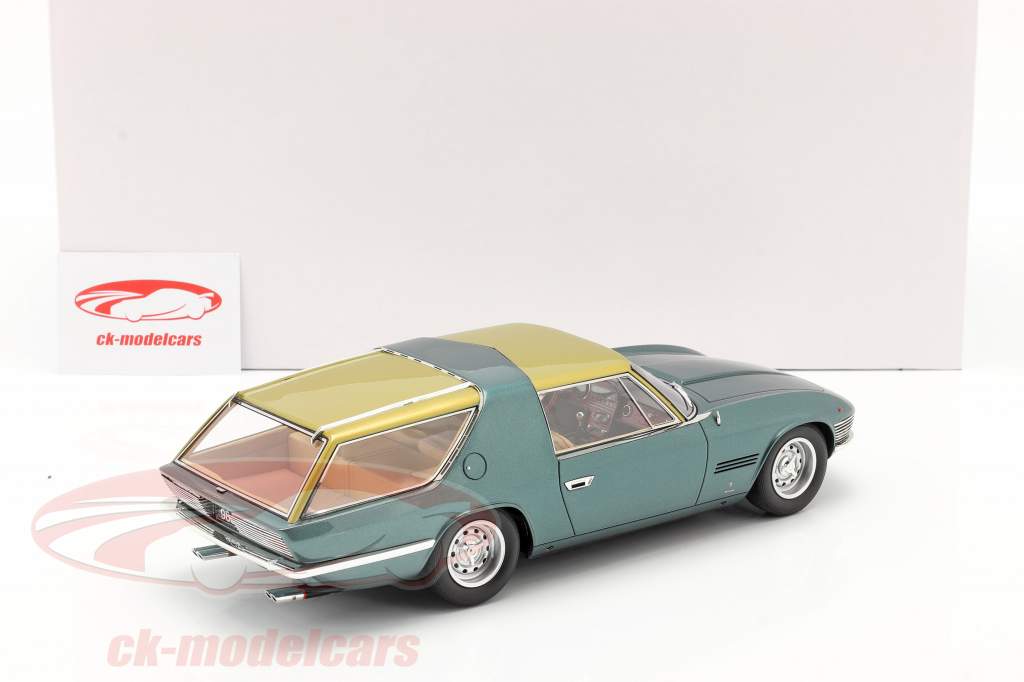 Ferrari 330GT Shooting Brake Vignale 1968 vert métallique / or 1:18 Matrix