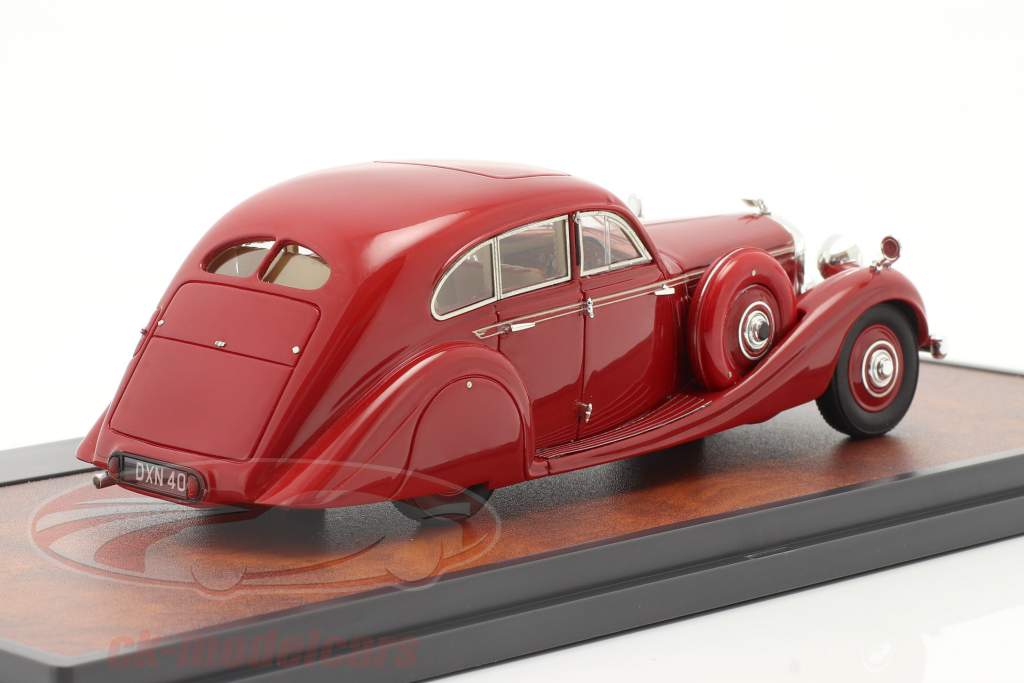 Bentley 4,5 litre Gurney-Nutting Airflow Saloon 1936 rojo 1:43 Matrix