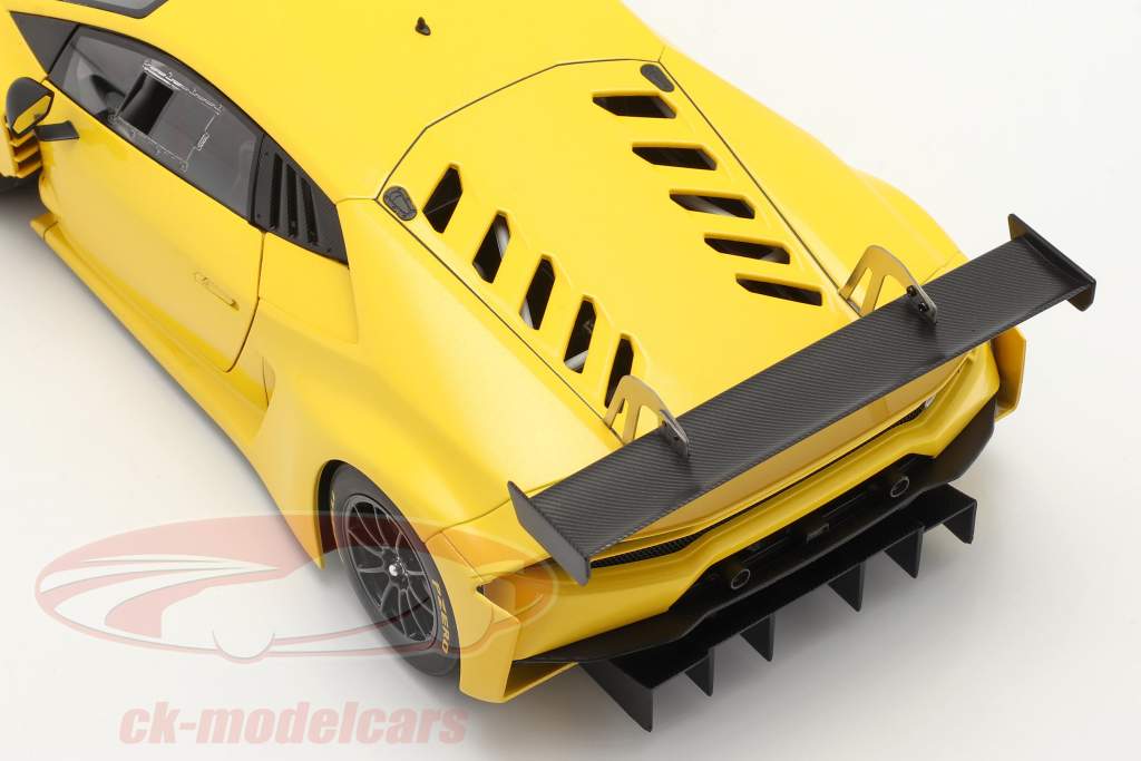 Lamborghini Huracan GT3 Opførselsår 2015 gul 1:18 AUTOart
