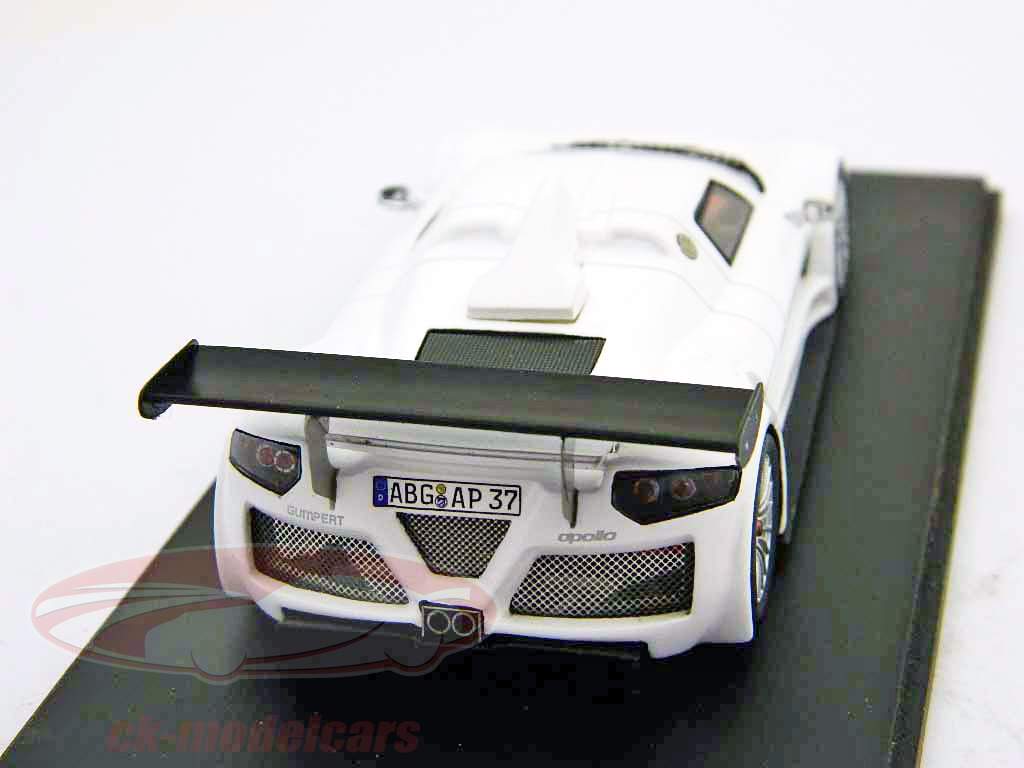 Gumpert Apollo modèle 2005 blanc / blanc Spark 1:43