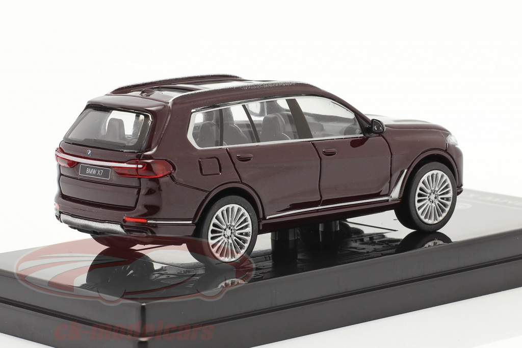 BMW X7 (G07) LHD Año de construcción 2019 ametrine rojo metálico 1:64 Paragon Models