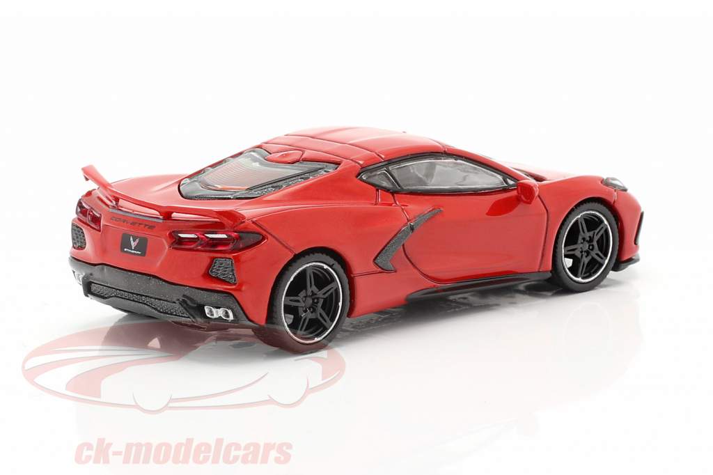 Chevrolet Corvette C8 Stingray Baujahr 2020 fackelrot 1:64 TrueScale
