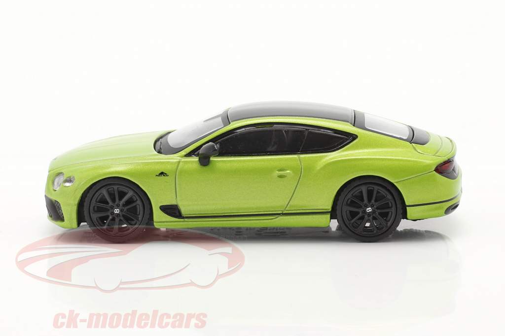 Bentley Continental GT by Mulliner Baujahr 2019 grün 1:64 TrueScale