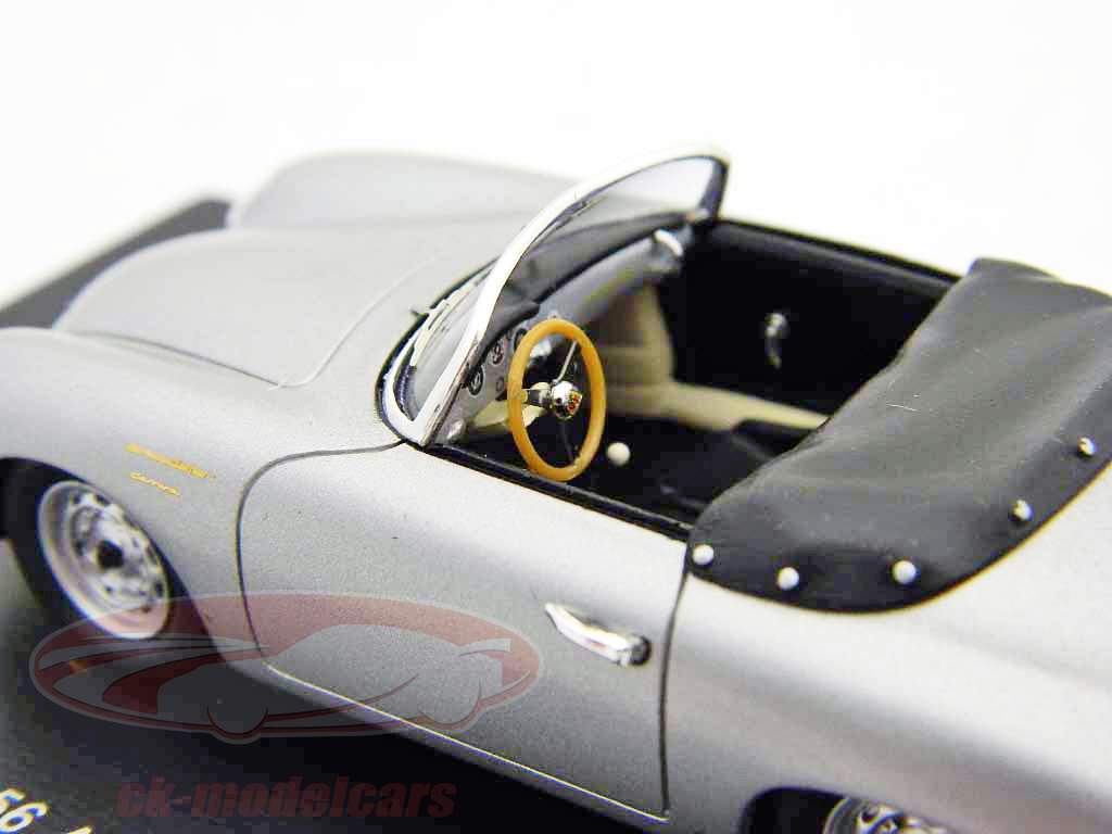 Porsche 356 1600 GS Carrera GT Année 1959 Speedster argent / Spark 1:43