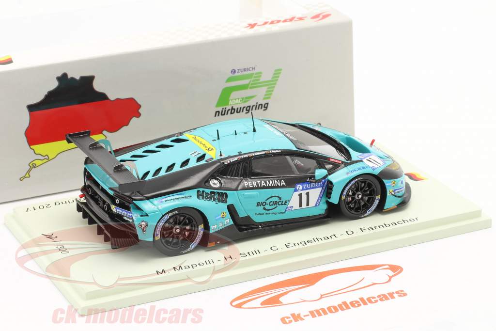 Lamborghini Huracan GT3 #11 24h Nürburgring 2017 Konrad Motorsport 1:43 Spark