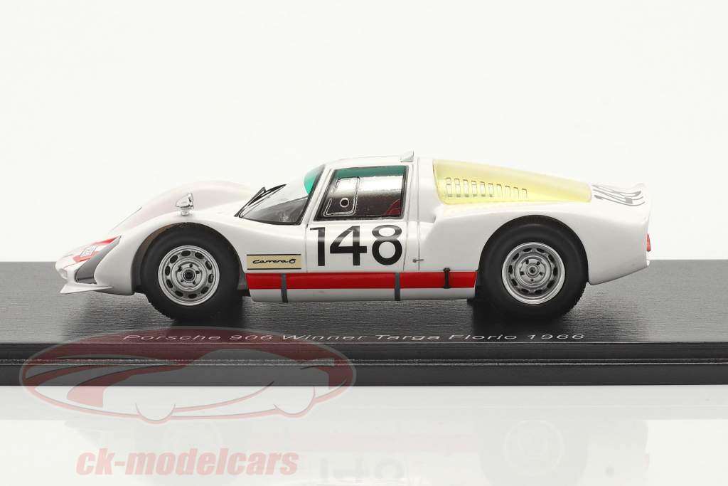 Porsche 906 #148 vincitore Targa Florio 1966 Mairesse, Müller 1:43 Spark