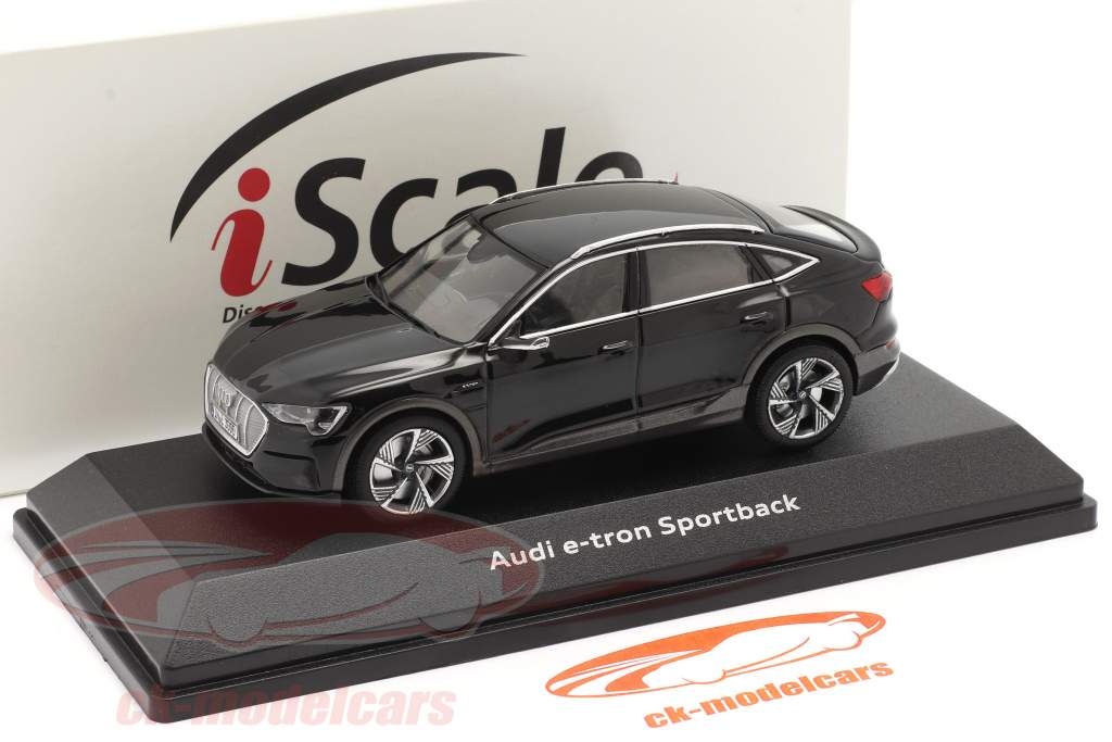 Audi e-tron スポーツバック 建設年 2020 黒 1:43 iScale