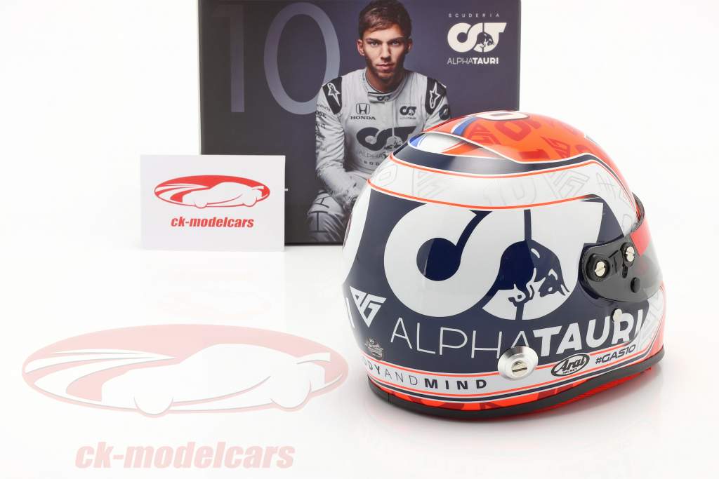 Pierre Gasly #10 Scuderia Alpha Tauri Honda formule 1 2020 casque 1:2 Arai