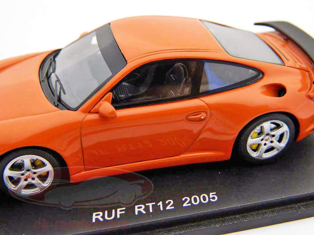 Porsche RUF RT12 建設年 2005 オレンジ 1:43 Spark