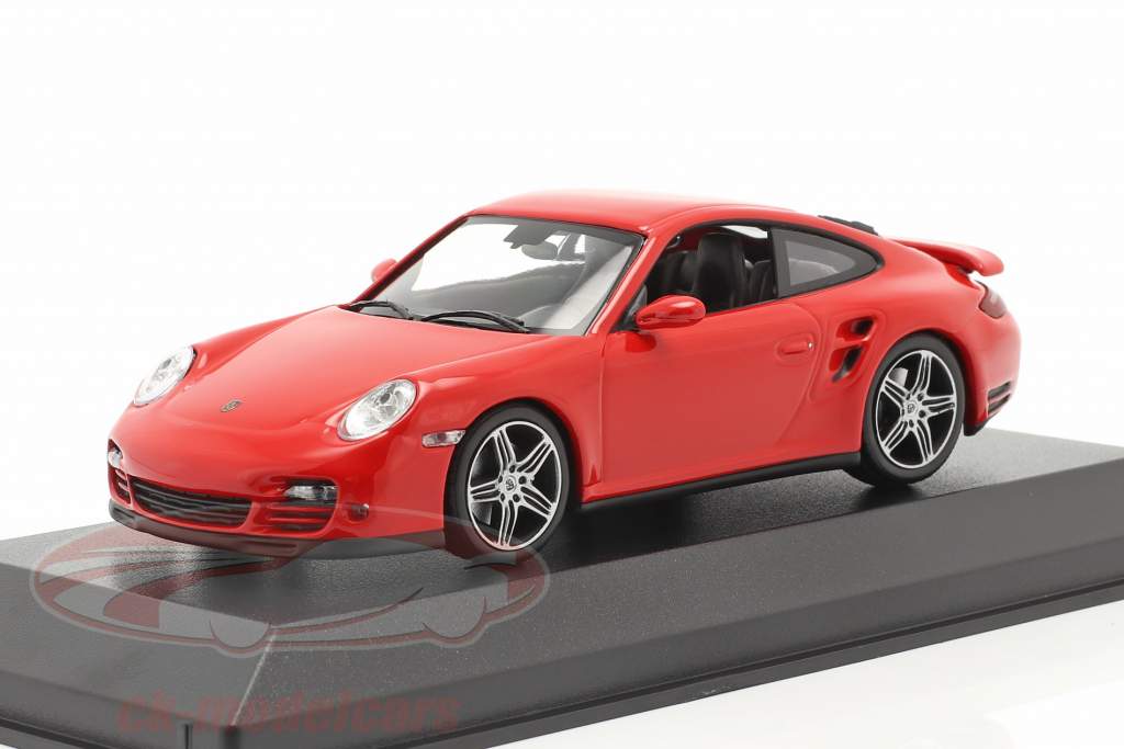 Porsche 911 (997) Turbo year 2006 red 1:43 Minichamps