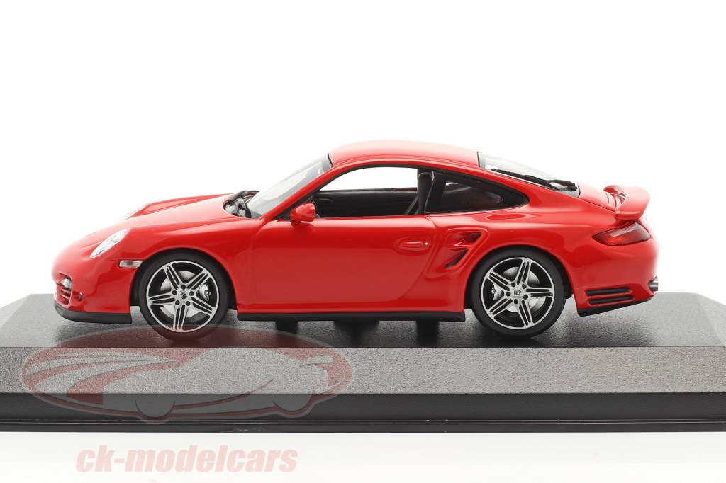Porsche 911 (997) Turbo year 2006 red 1:43 Minichamps
