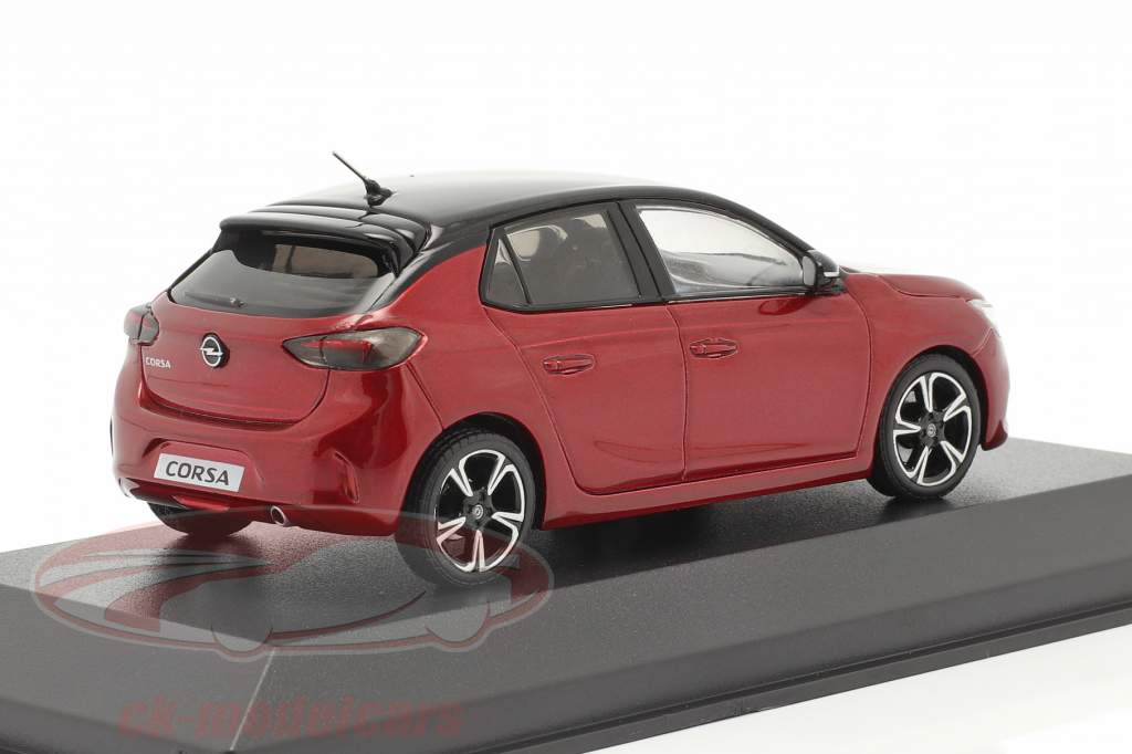Opel Corsa E Byggeår 2019 rød metallisk 1:43 Minichamps