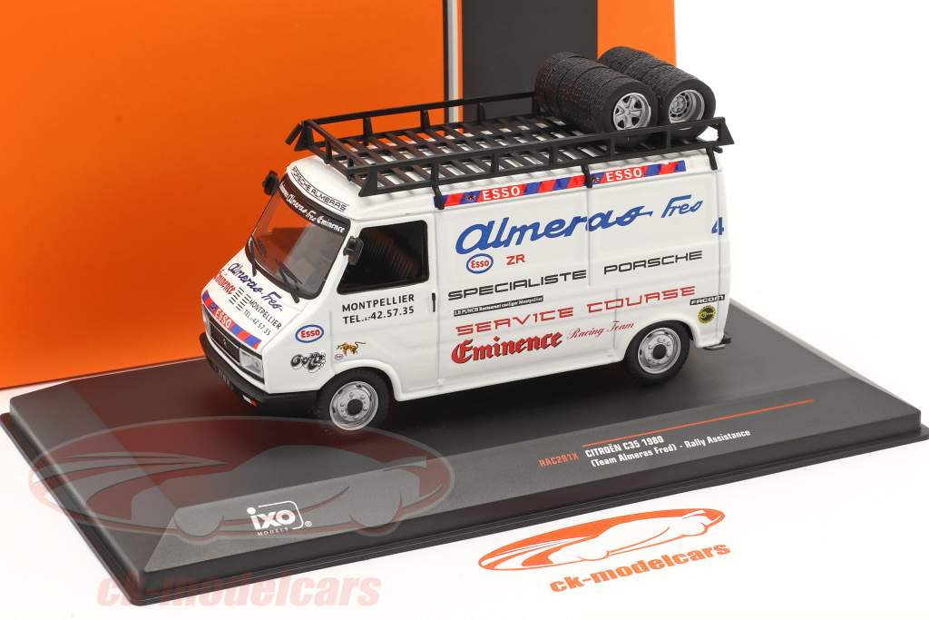 Citroen C35 Van 1980 Rallye Assistance Team Almeras Fres 1:43 Ixo