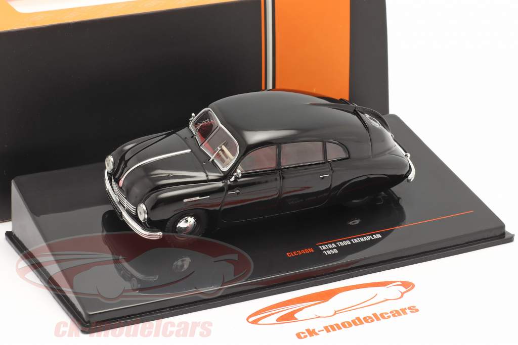 Tatra T600 Tatraplan Byggeår 1950 sort 1:43 Ixo