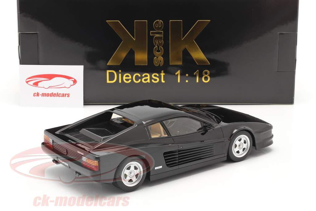 Ferrari Testarossa Construction year 1986 black 1:18 KK-Scale