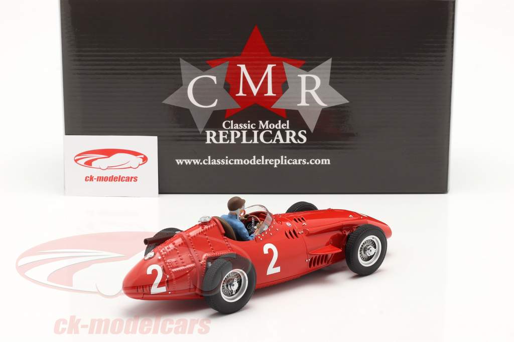 Set: Maserati 250F #2 francés GP Campeón mundial F1 1957 Con Figura del conductor 1:18 CMR