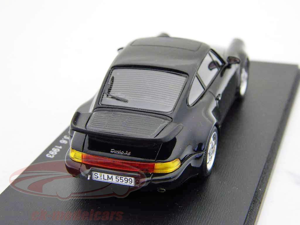 Porsche 911 Turbo Coupe 3.6 1993 black 1:43 Spark