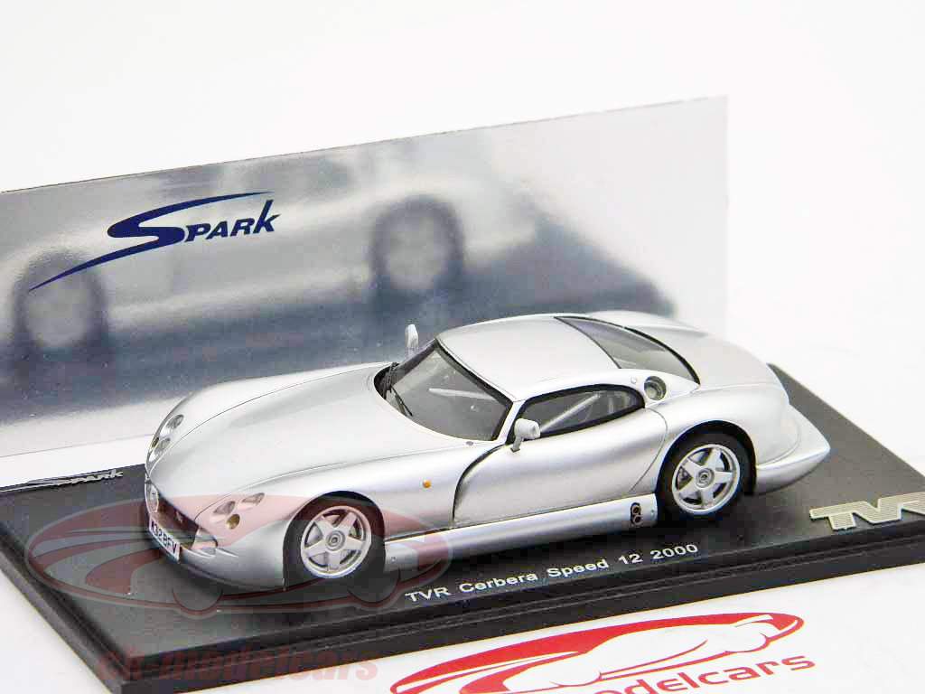 TVR Cerbera Speed 12 Bj. 2000 silber / silver 1:43 Spark