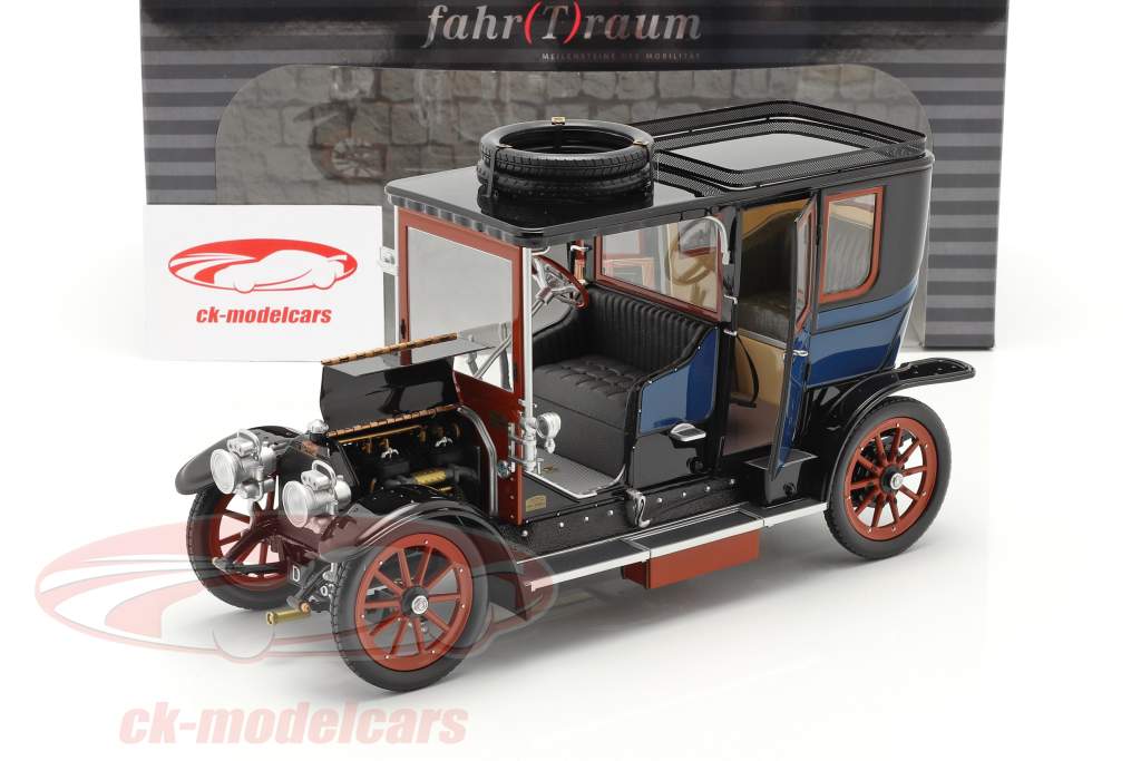 Austro Daimler 22/35 Maja Engine Год постройки 1908 синий / черный 1:18 Fahr(T)raum