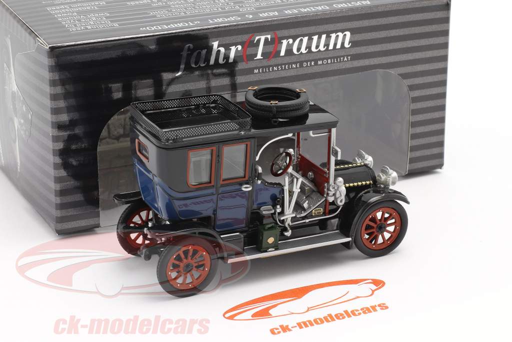Austro Daimler 22/35 Maja Engine Année de construction 1908 bleu / noir 1:43 Fahr(T)raum