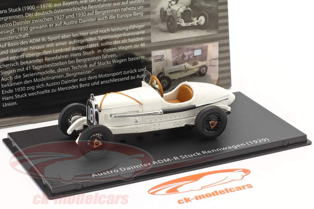 Austro Daimler ADM-R voiture de course #18 1929 Hans Stuck 1:43 Fahr(T)raum