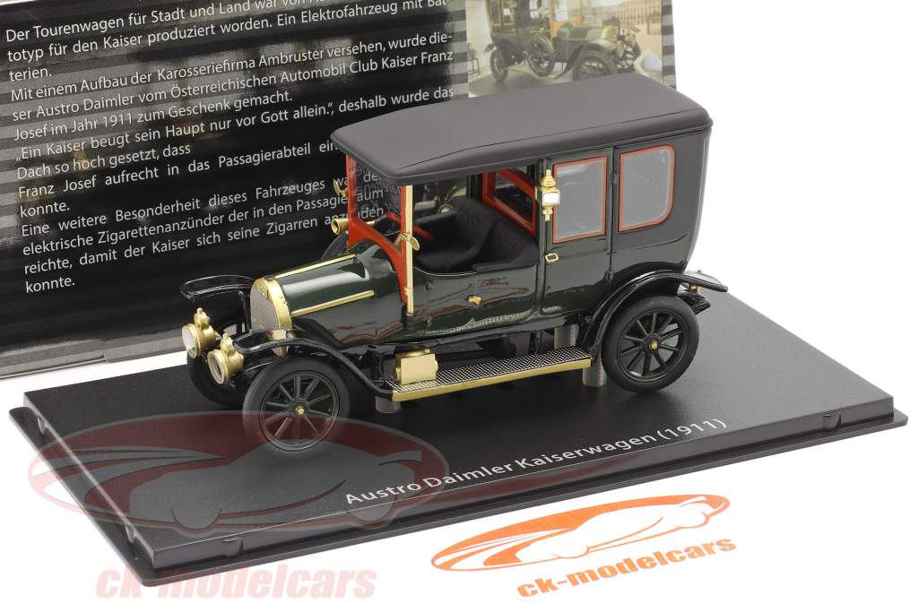 Austro Daimler Kaiserwagen Baujahr 1911 grün 1:43 Fahr(T)raum