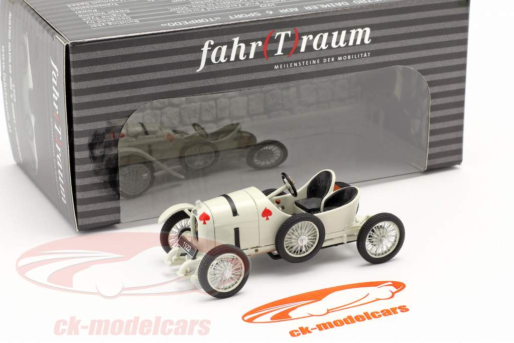 Austro Daimler Sascha ADS-R Bouwjaar 1922 Wit 1:43 Fahr(T)raum