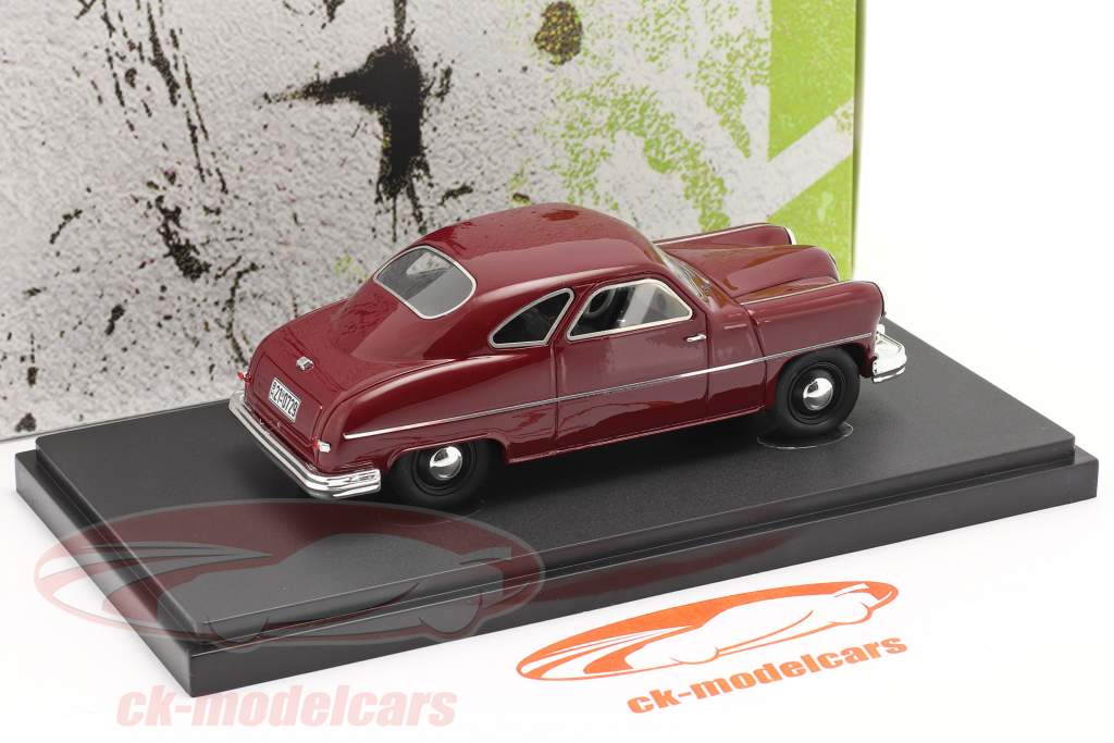 Staunau K400 Año de construcción 1950 oscuro rojo 1:43 AutoCult