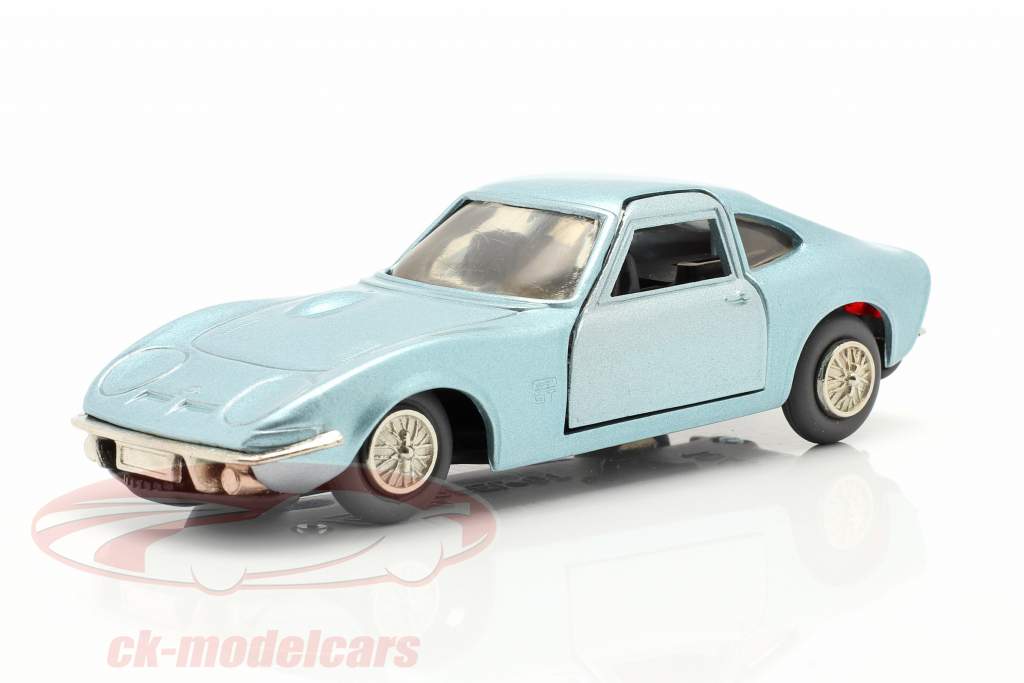 Micro Racer Opel GT light blue metallic 1:40 Schuco