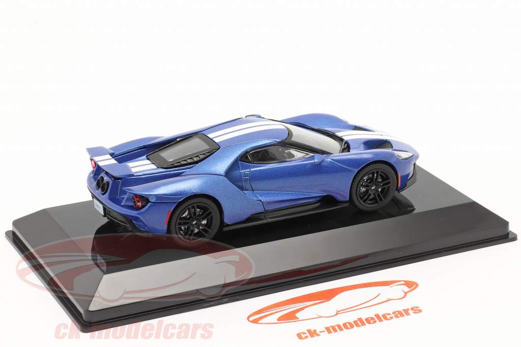 Ford GT 建设年份 2017 蓝色 金属的 1:43 Altaya