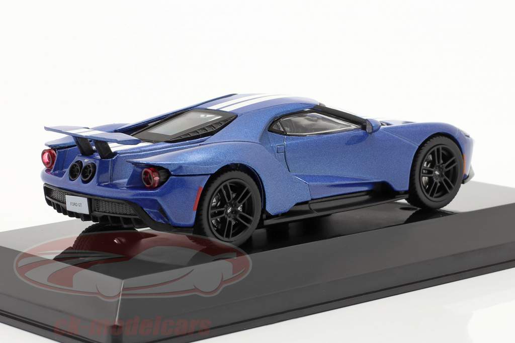 Ford GT Byggeår 2017 blå metallisk 1:43 Altaya