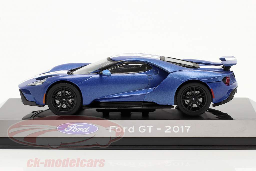 Ford GT 建设年份 2017 蓝色 金属的 1:43 Altaya