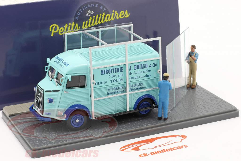 Citroen Type H Glasmaskiner Lyseblå 1:43 Atlas