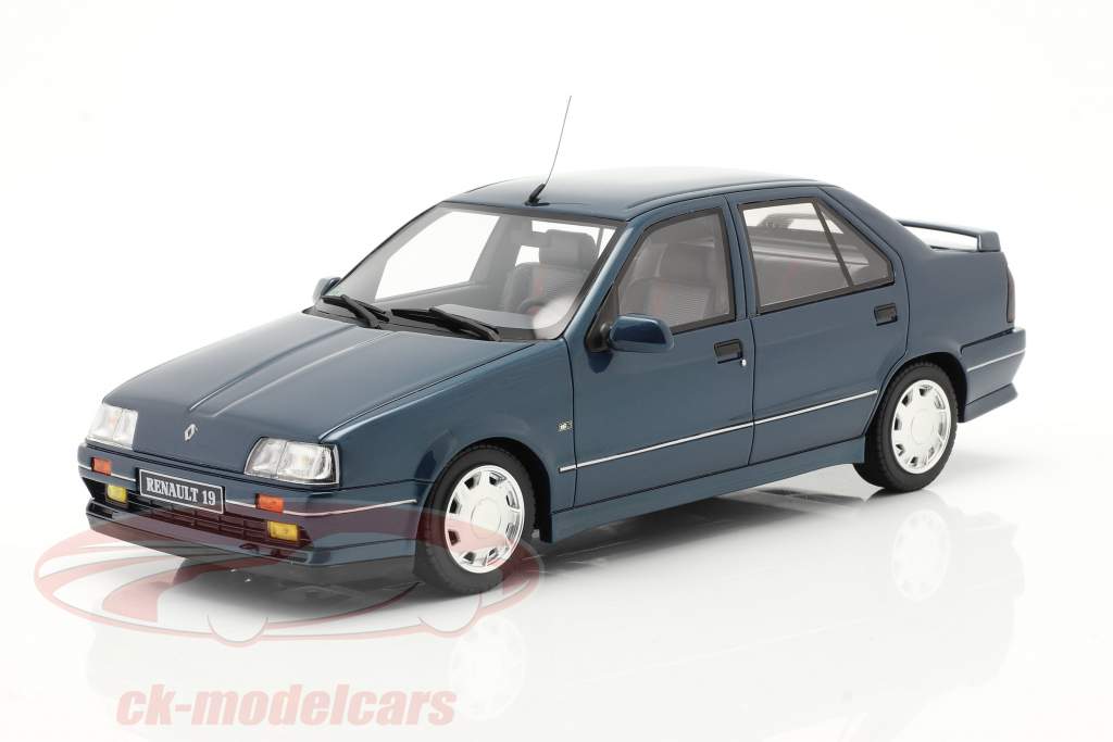 Renault R19 Chamade 16S fase I Byggeår 1989 sport blå 1:18 OttOmobile