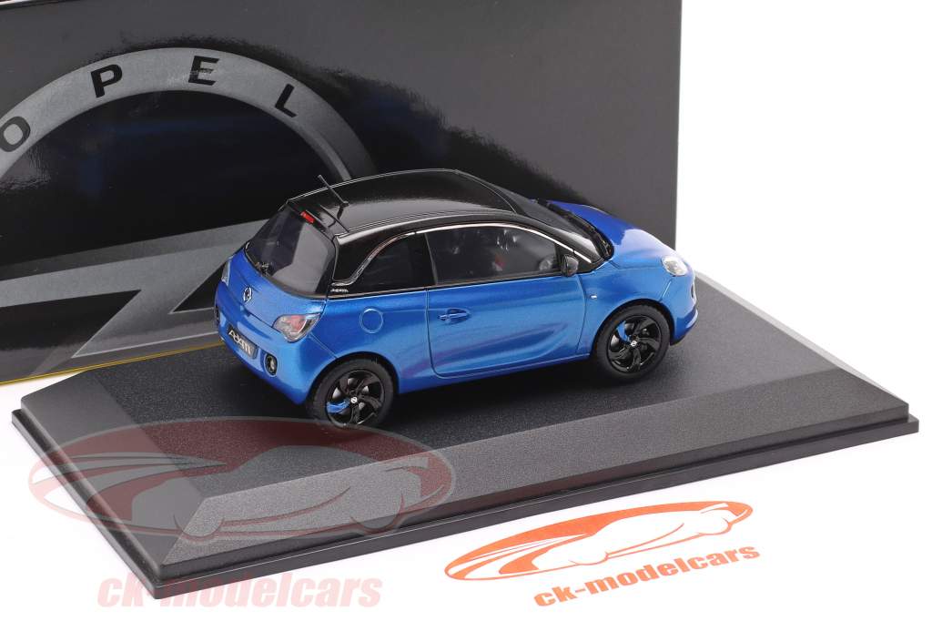 Opel Adam Год постройки 2018 синий 1:43 iScale