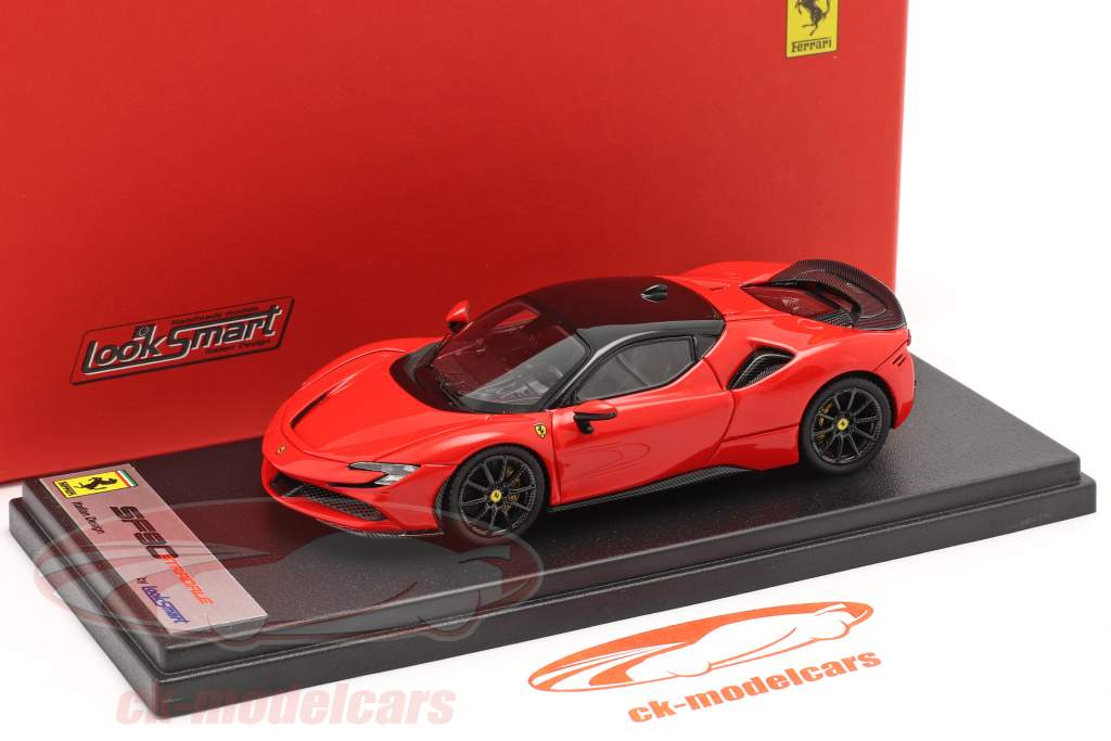 Ferrari SF90 Stradale Baujahr 2019 scuderia rot / schwarz 1:43 LookSmart